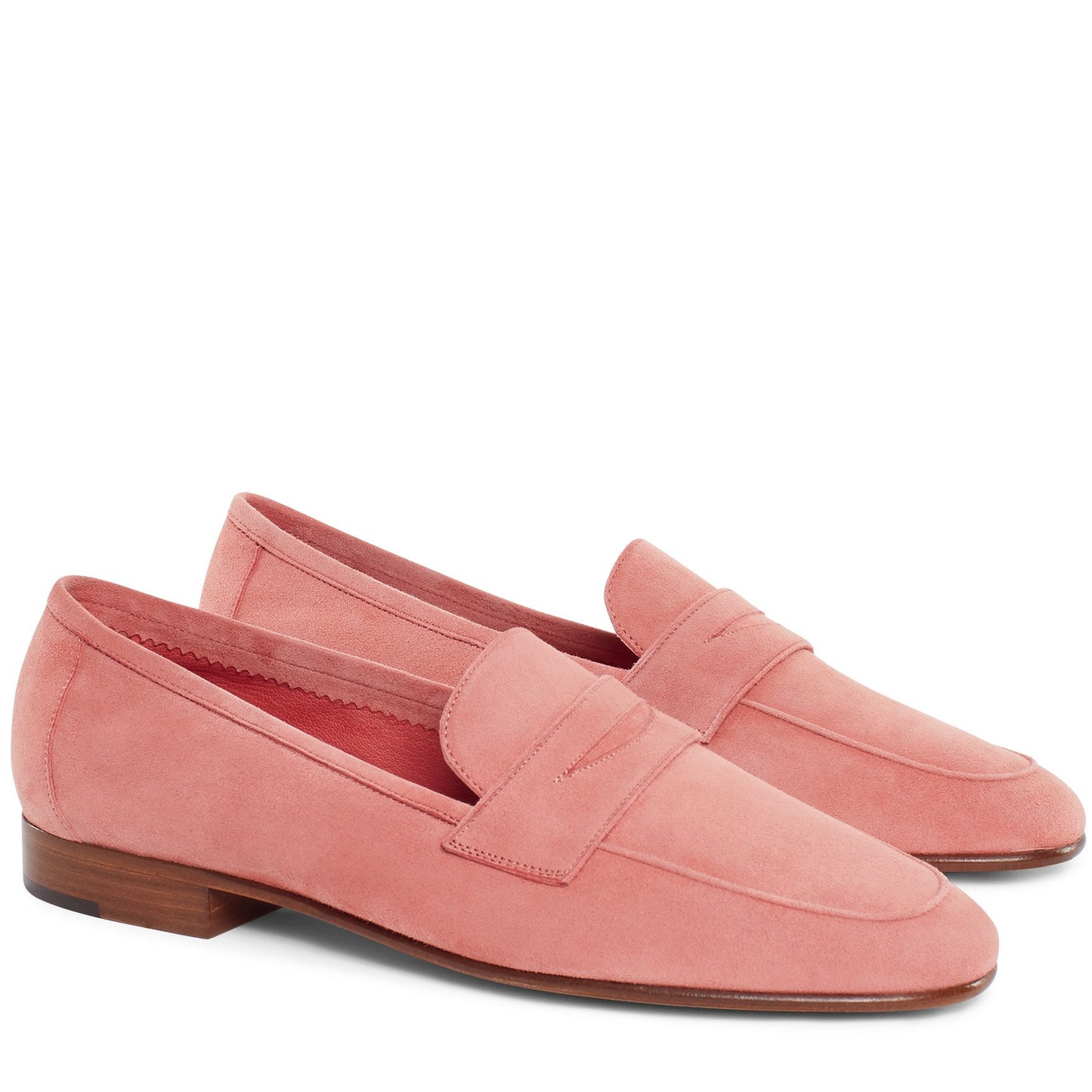 Suede Classic Loafer - Blush - Mansur Gavriel. Designed in NYC, made in Italy.