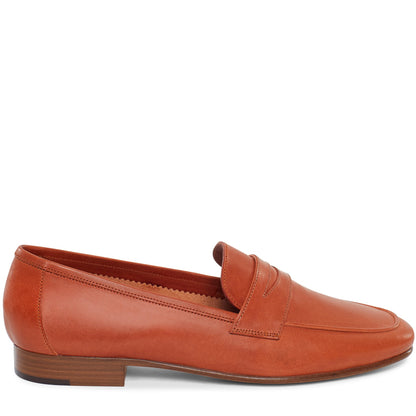 Vegetable Tanned Classic Loafer - Brandy