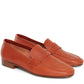Vegetable Tanned Classic Loafer - Brandy - Mansur Gavriel. Designed in NYC, made in Italy.