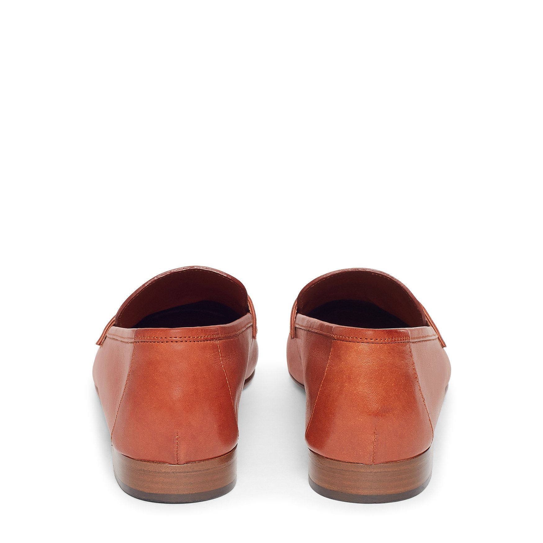 Vegetable Tanned Classic Loafer - Brandy - Mansur Gavriel. Designed in NYC, made in Italy.