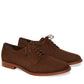 Suede Classic Oxford - Chocolate - Mansur Gavriel. Designed in NYC, made in Italy.