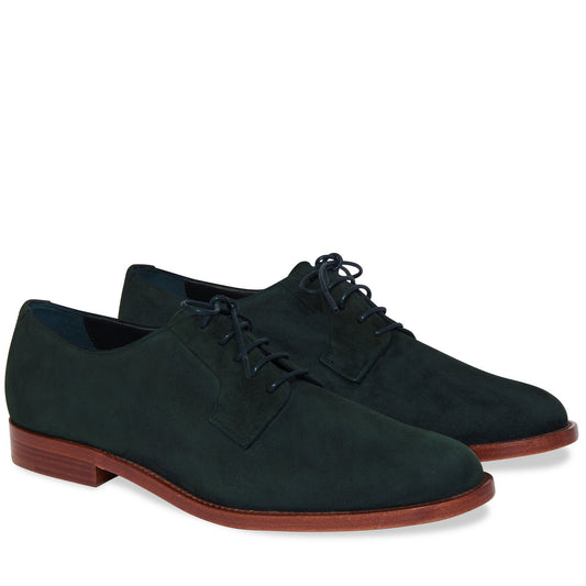 Suede Classic Oxford - Moss - Mansur Gavriel. Designed in NYC, made in Italy.