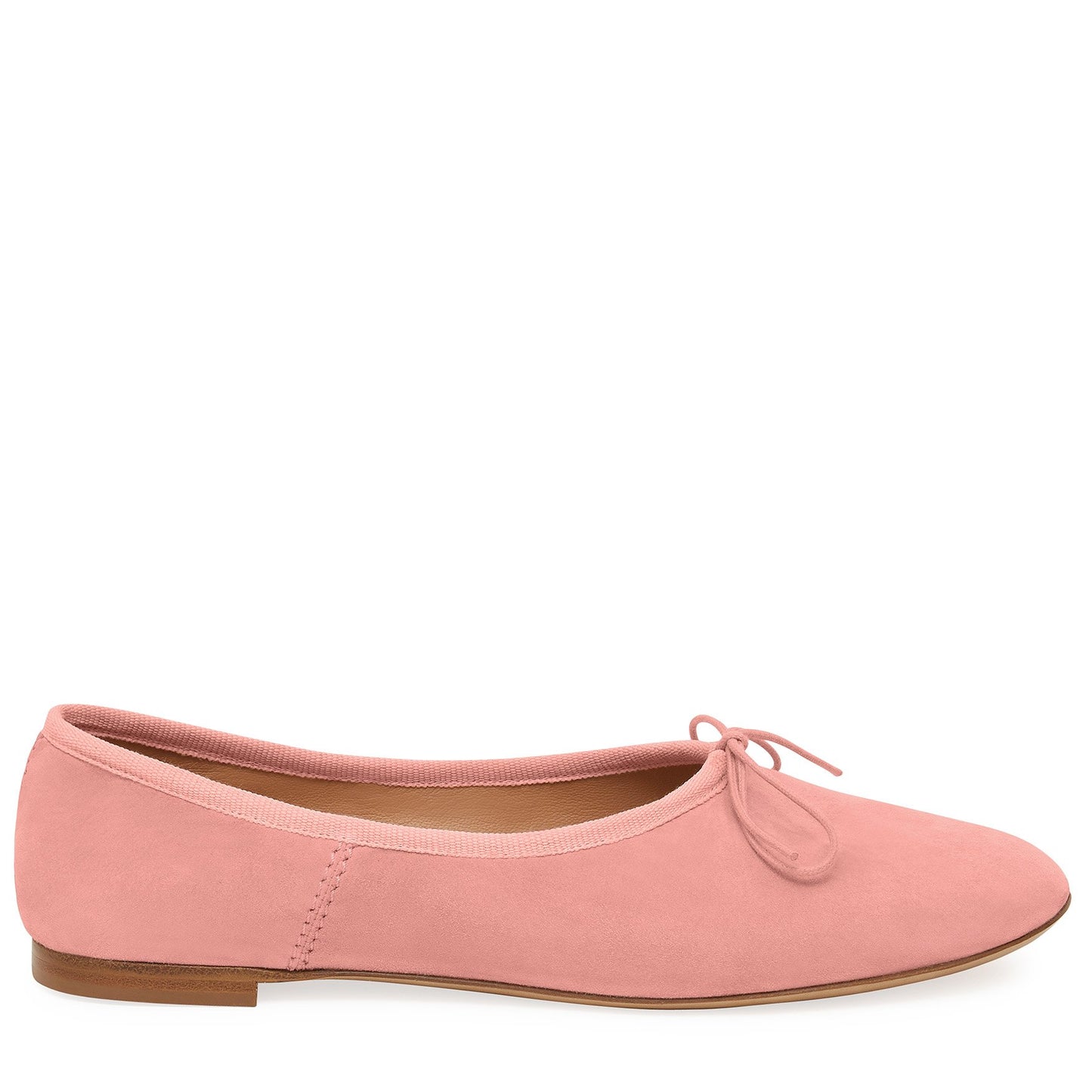 Suede Ballerina - Blush