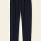 Crepe Elastic Pant - Blu