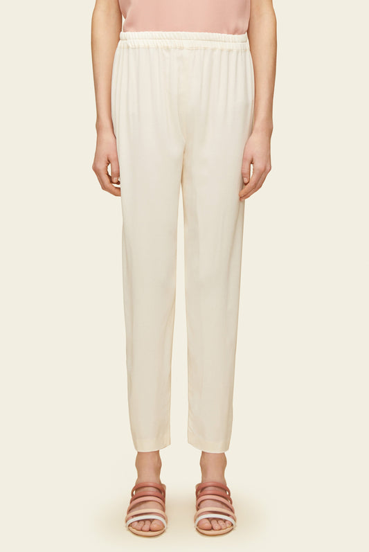 Italian silk cream pant.