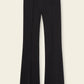 Jersey Viscose Flare Pant - Black - Mansur Gavriel. Designed in NYC, made in Italy.
