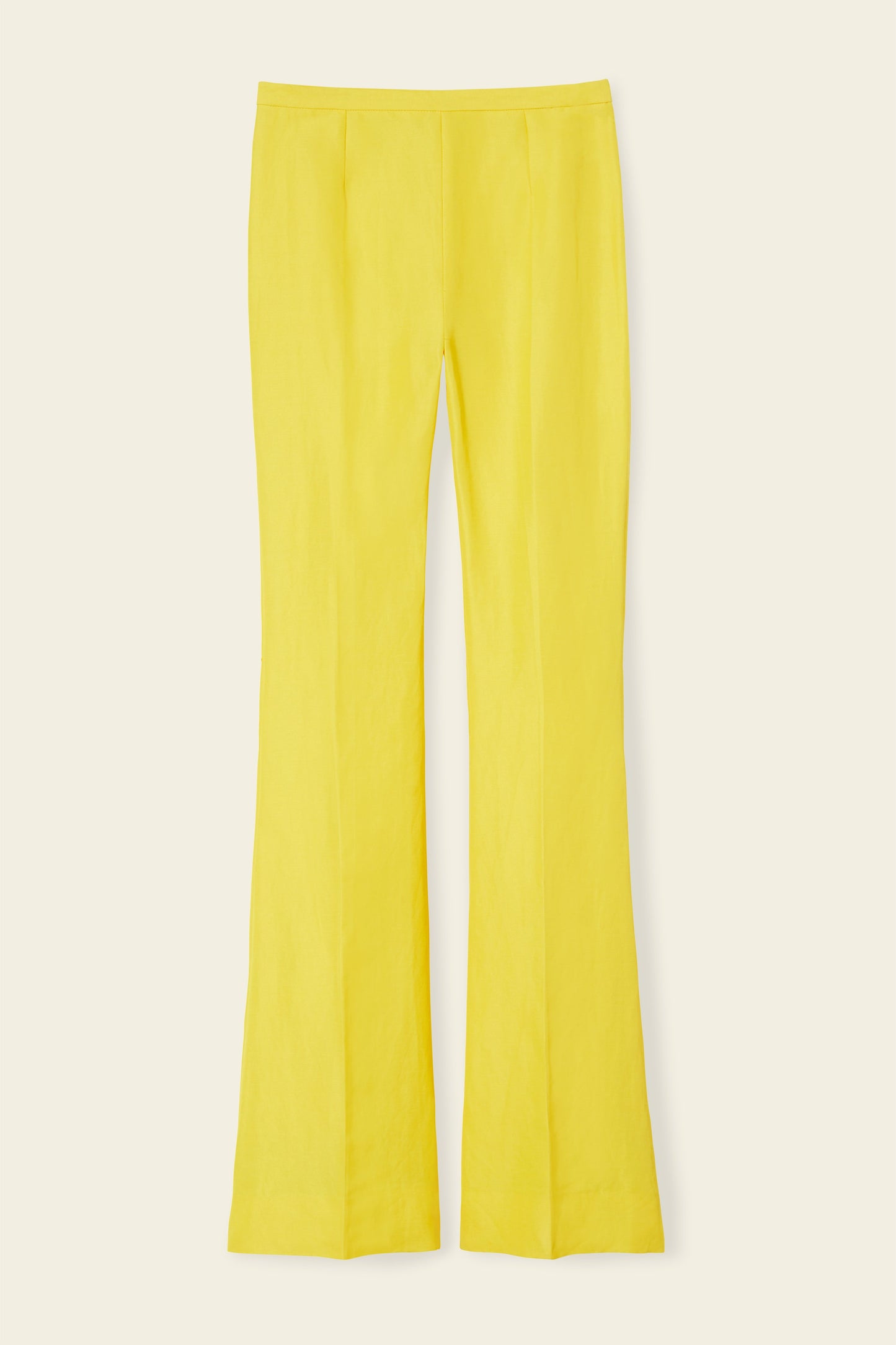 Linen Flare Pant - Sun - Mansur Gavriel. Designed in NYC, made in Italy.