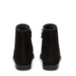 Shearling Flat Ankle Boot - Black - Mansur Gavriel. Designed in NYC, made in Italy.