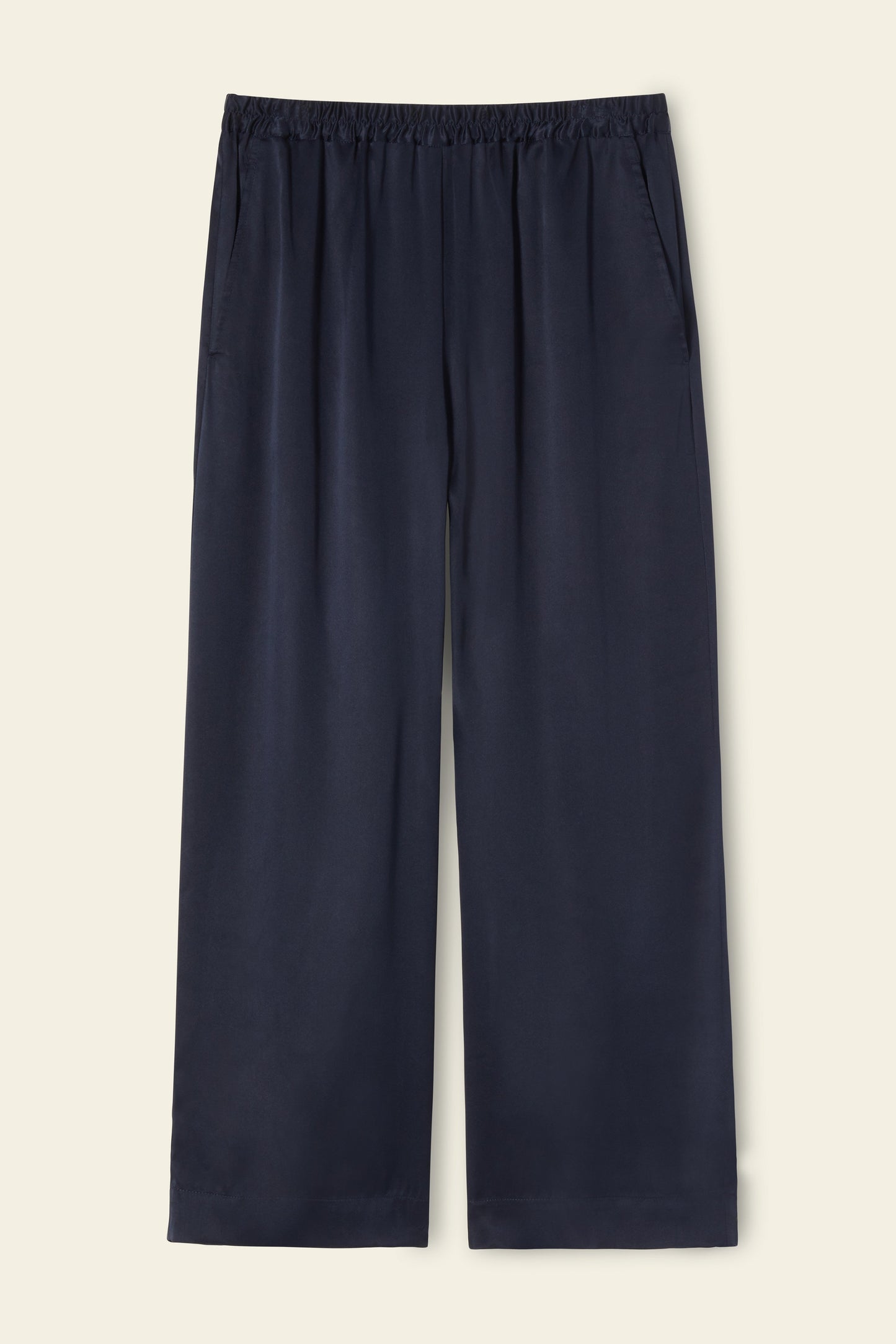Silk Charmeuse Pajama Pant - Blu