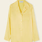 Silk Charmeuse Pajama Shirt - Sun