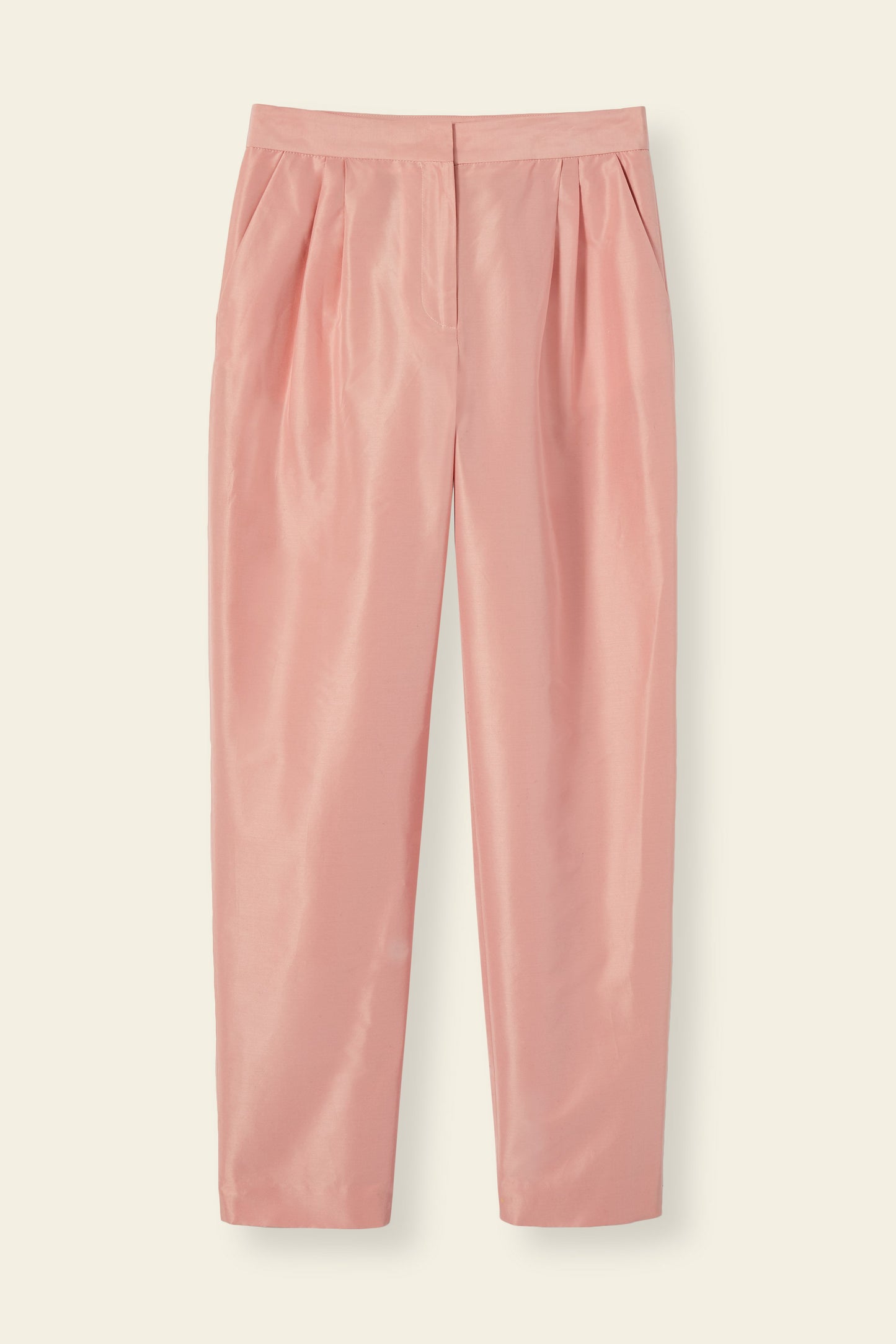 Taffeta High Waisted Pant - Blush