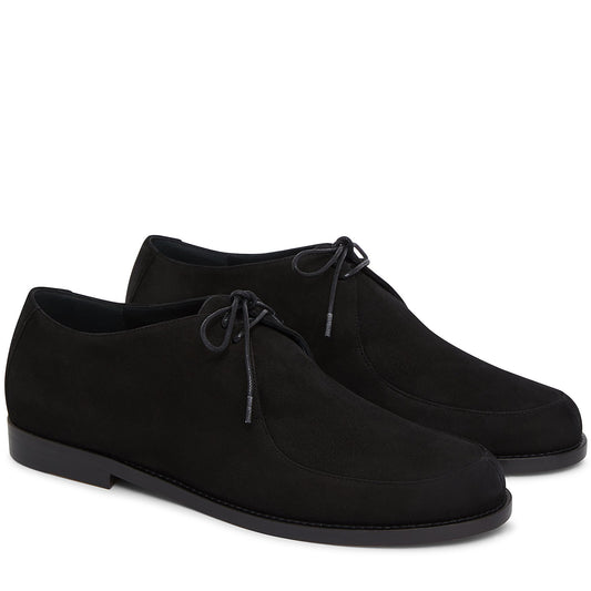 Suede Lace Up Oxford - Black - Mansur Gavriel. Designed in NYC, made in Italy.