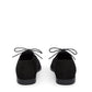 Suede Lace Up Oxford - Black - Mansur Gavriel. Designed in NYC, made in Italy.