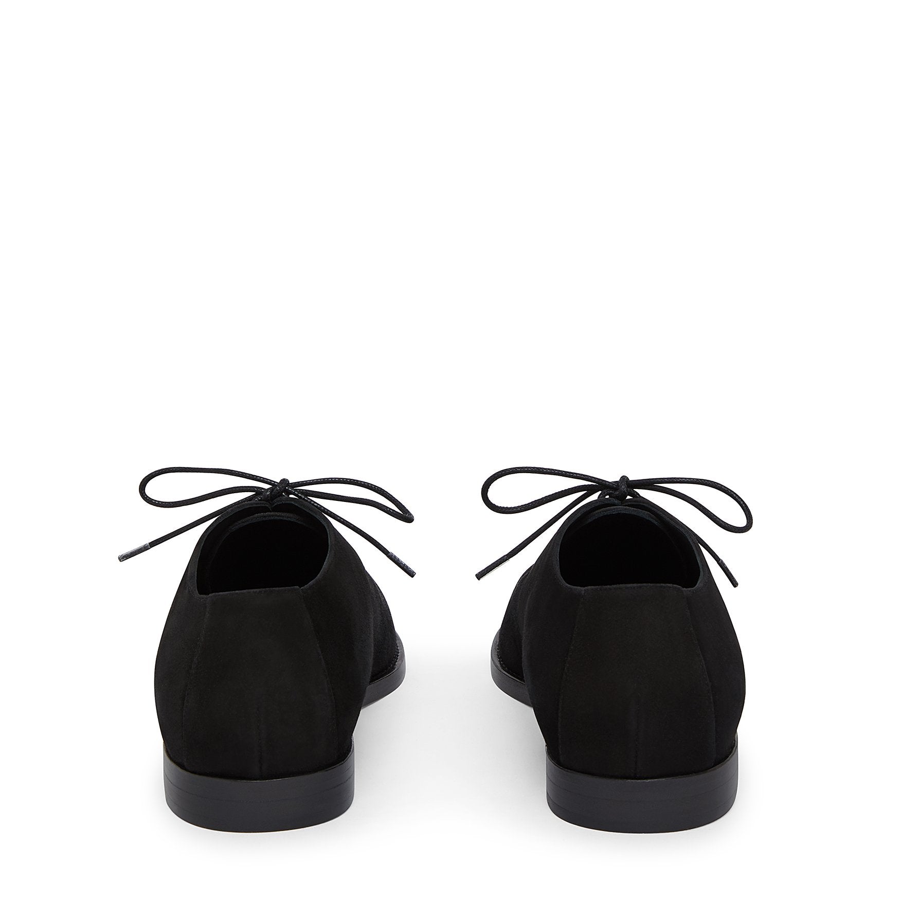 Suede Lace Up Oxford - Black - Mansur Gavriel. Designed in NYC, made in Italy.