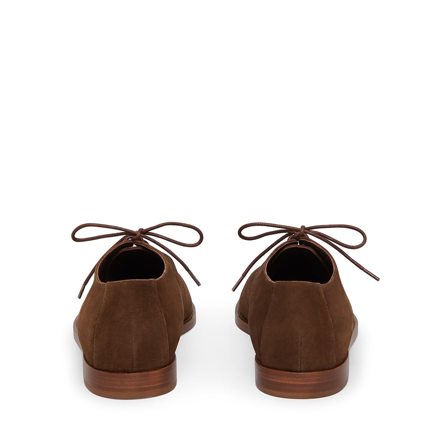 Suede Lace Up Oxford - Chocolate - Mansur Gavriel. Designed in NYC, made in Italy.
