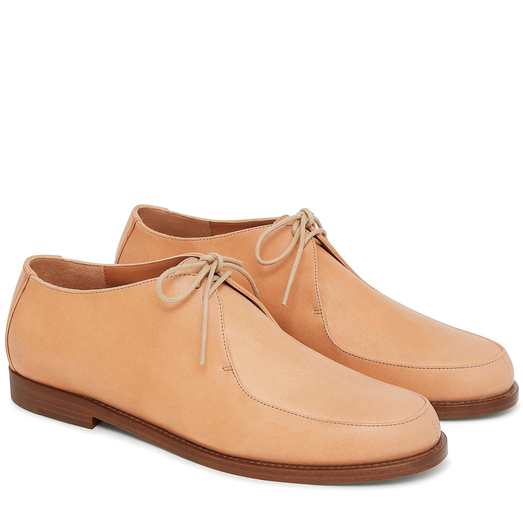 Vegetable Tanned Lace Up Oxford - Cammello - Mansur Gavriel. Designed in NYC, made in Italy.