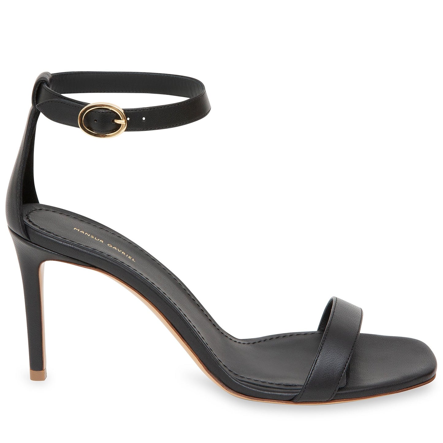 Lamb 90MM Ankle Strap Sandal - Black