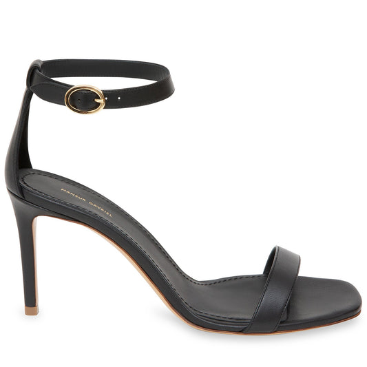Lamb 90MM Ankle Strap Sandal - Black