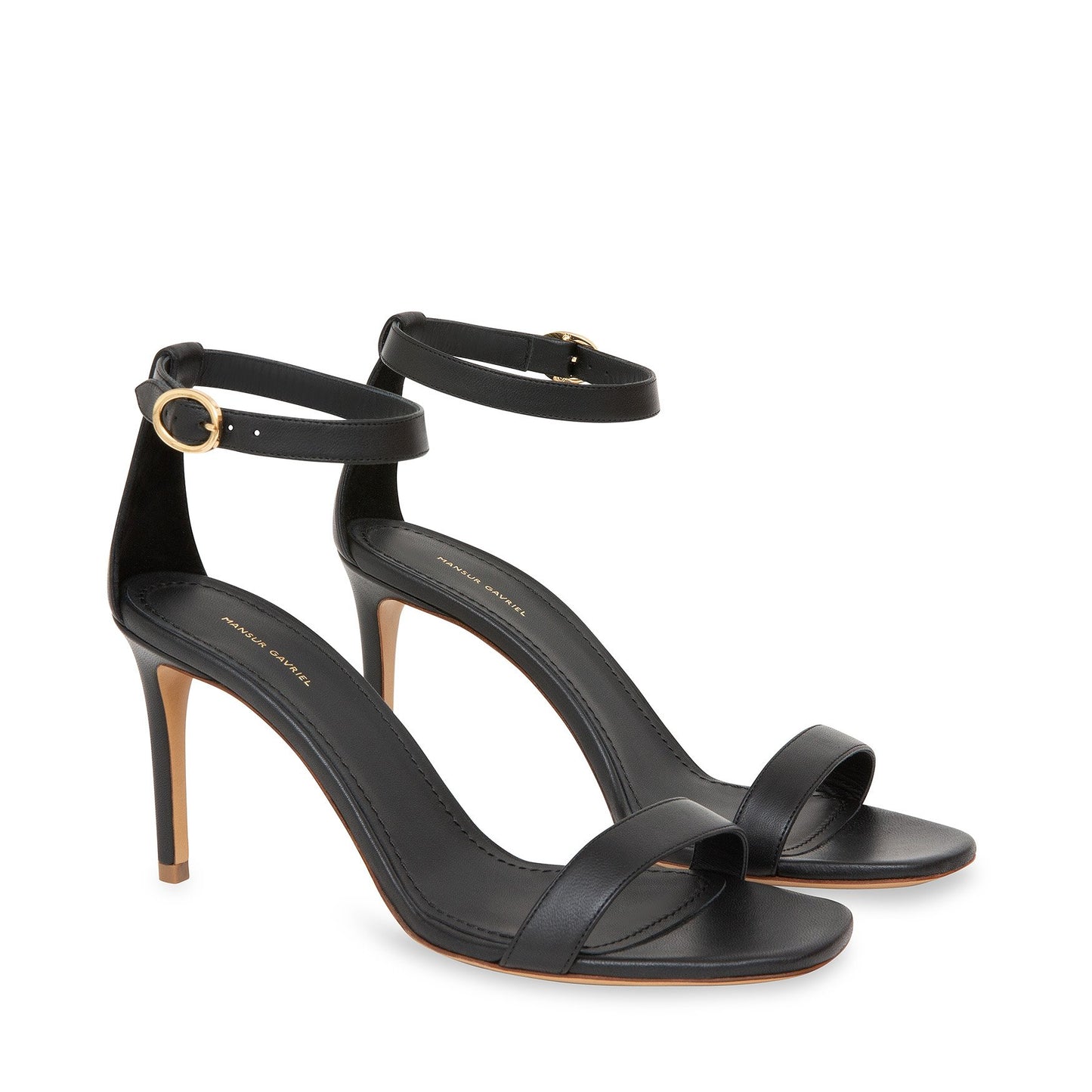 Lamb 90MM Ankle Strap Sandal - Black