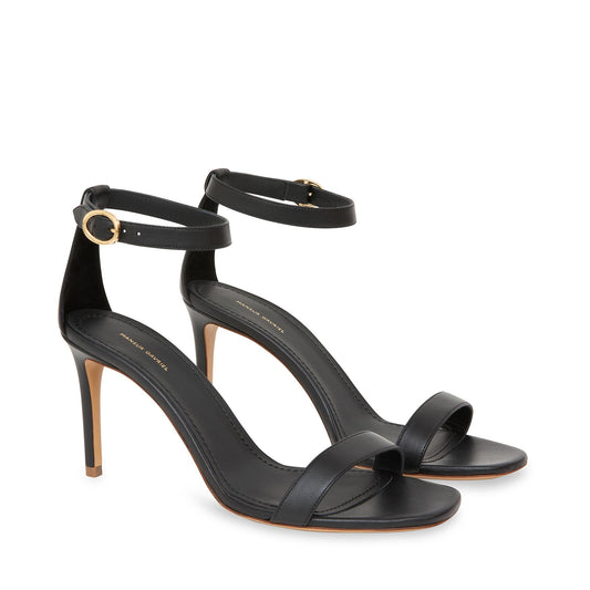 Lamb 90MM Ankle Strap Sandal - Black