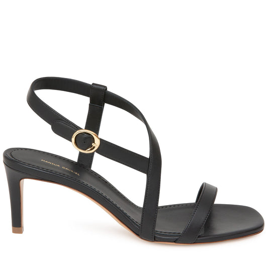 Lamb Fino Crossover Sandal - Black