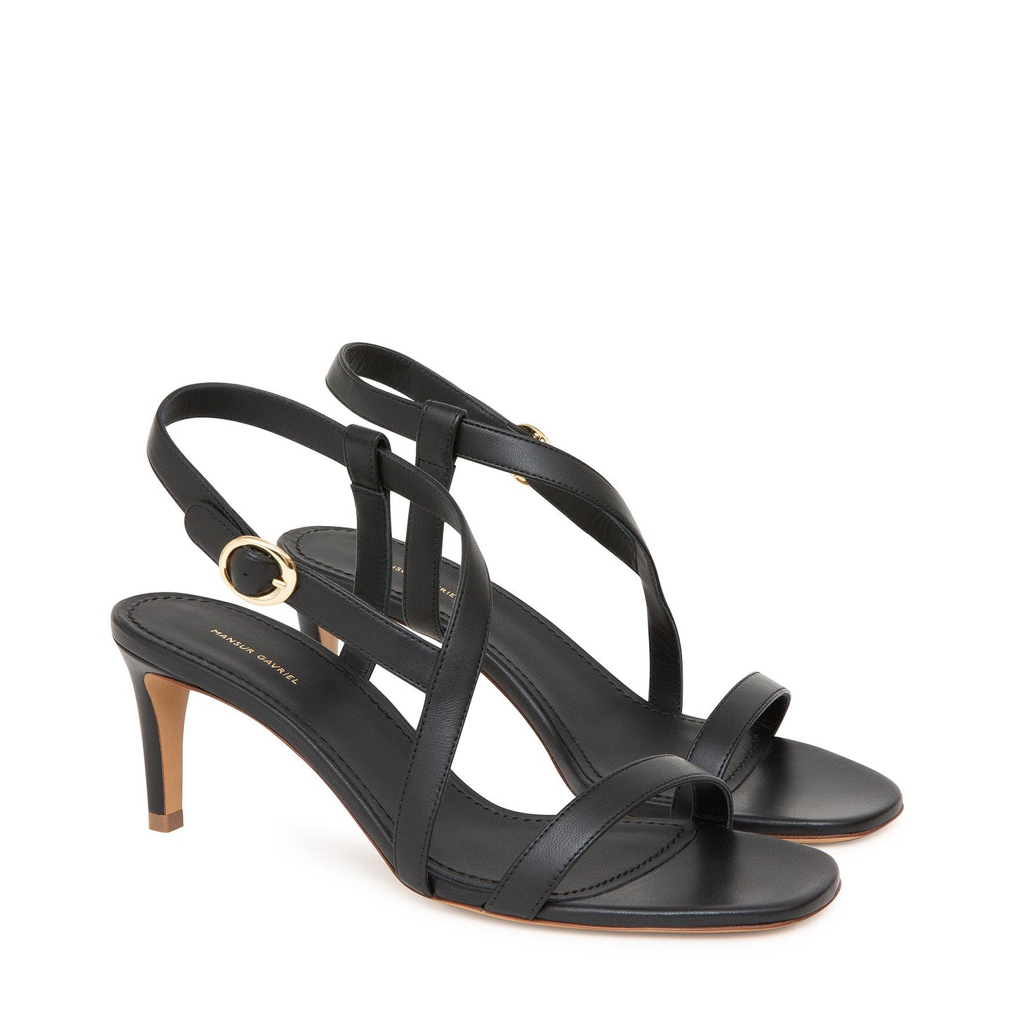 Lamb Fino Crossover Sandal - Black