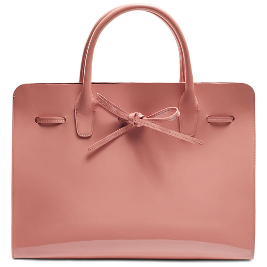 Patent Large Sun Bag - Blush