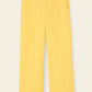 Italian linen yellow straight pant.