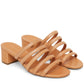 Vegetable Tanned Multi Strap Sandal - Cammello - Mansur Gavriel. Designed in NYC, made in Italy.