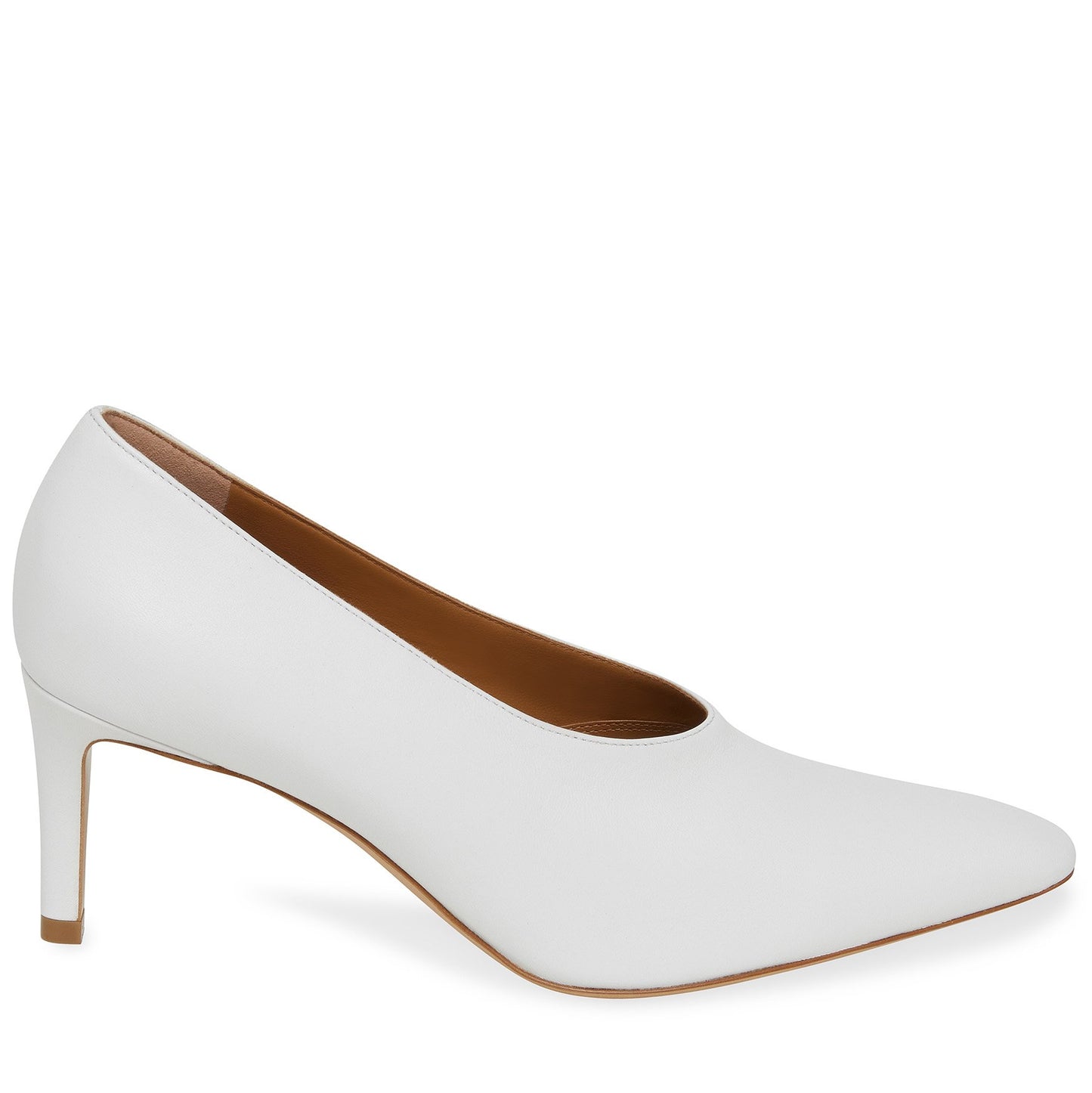 Lamb Pointy Heel - White