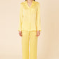 Silk Charmeuse Pajama Shirt - Sun
