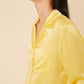 Silk Charmeuse Pajama Shirt - Sun