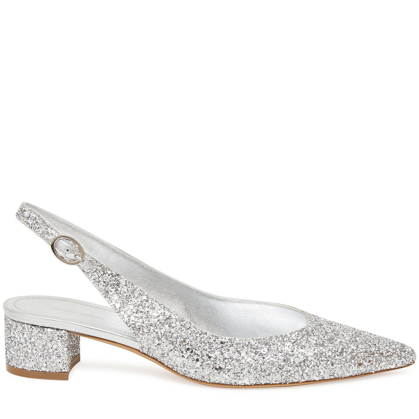 Glitter Slingback - Silver