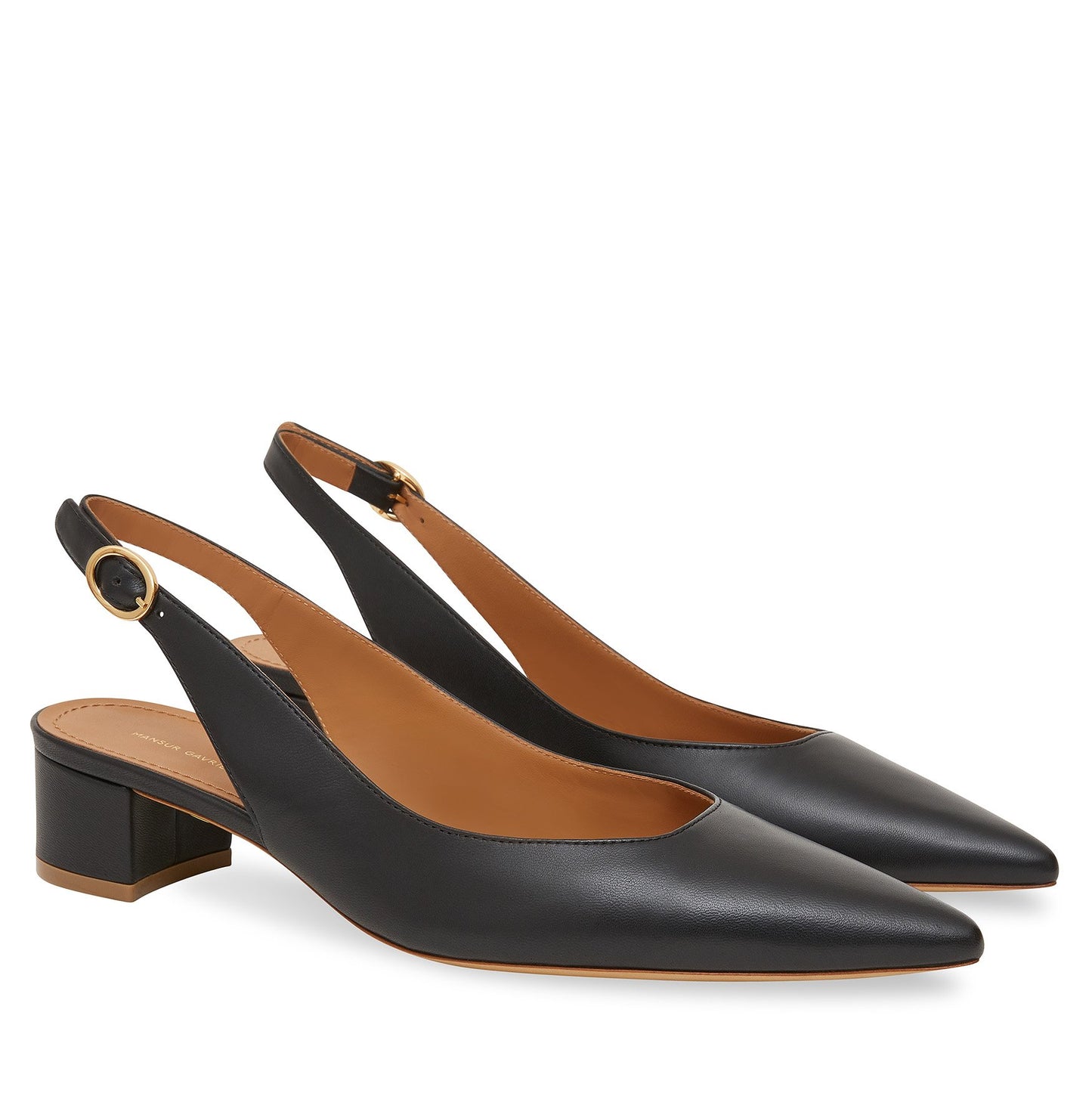 Lamb Slingback Heel - Black
