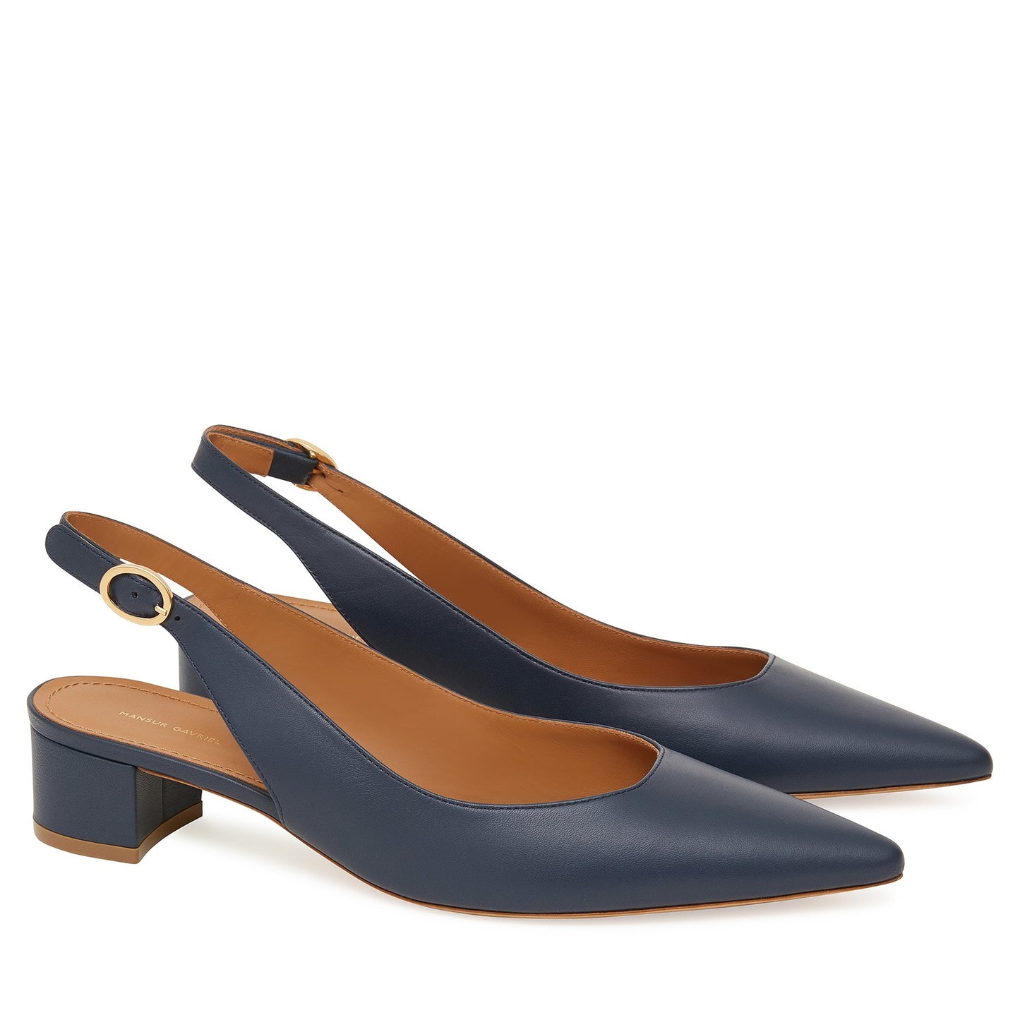 Lamb Slingback Heel - Blu