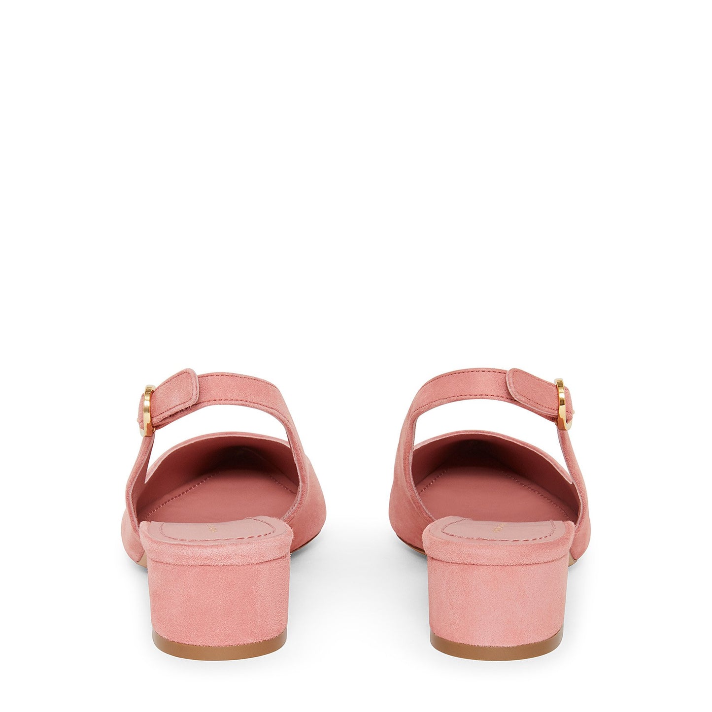 Suede Slingback Heel - Blush - Mansur Gavriel. Designed in NYC, made in Italy.