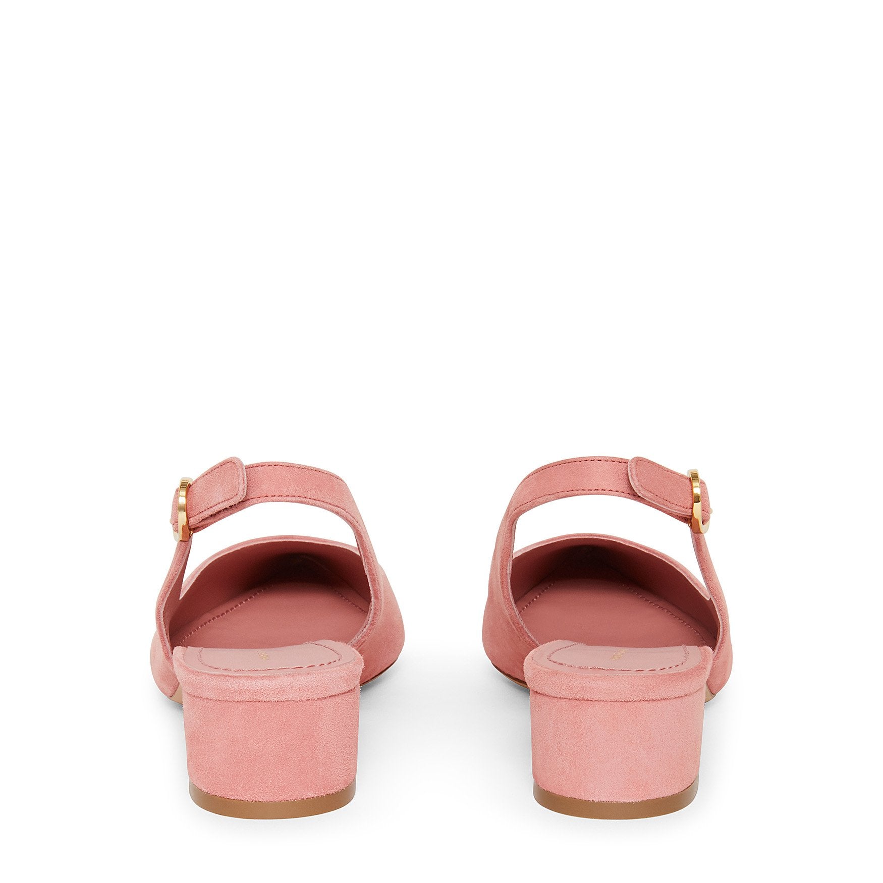 Suede Slingback Heel - Blush - Mansur Gavriel. Designed in NYC, made in Italy.