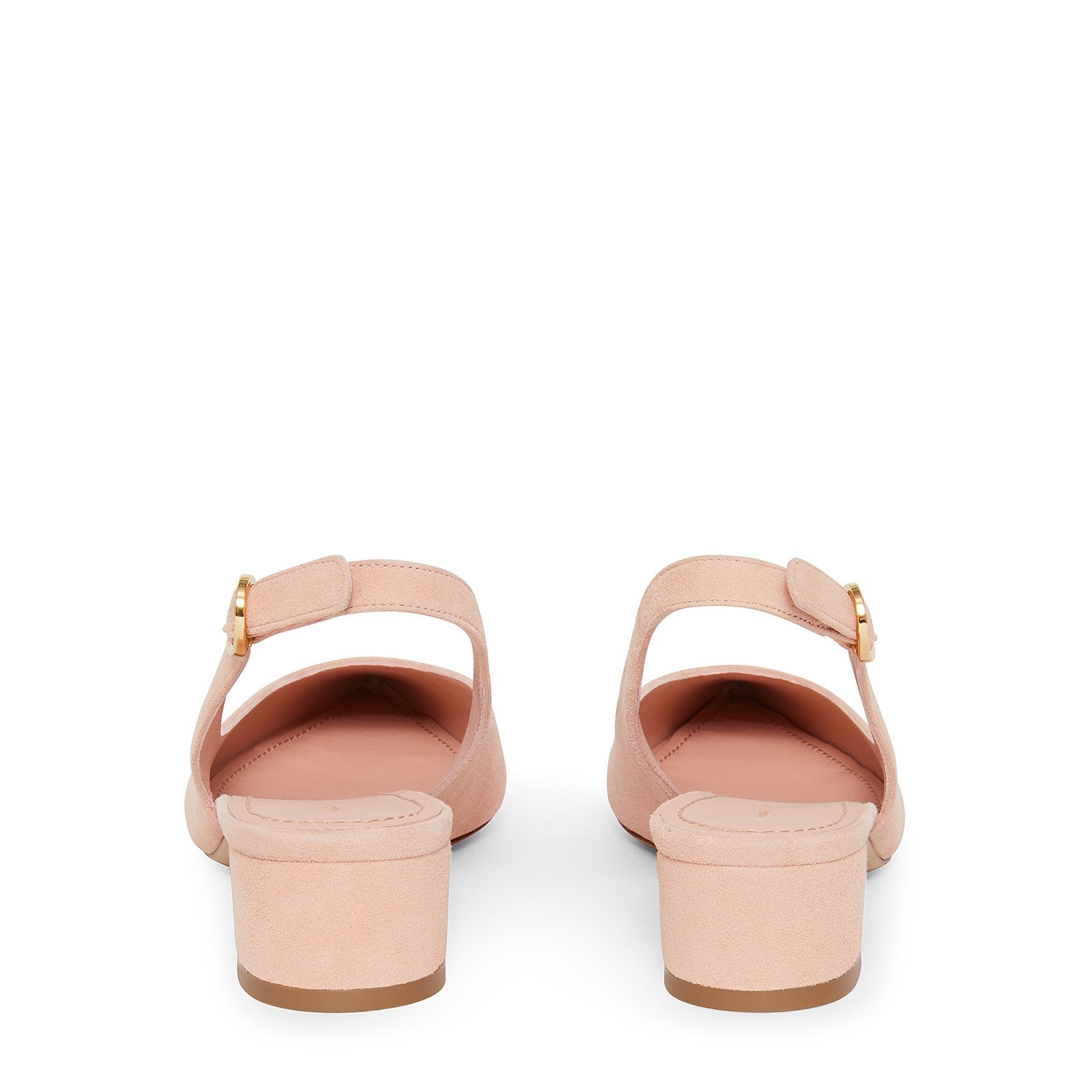 Suede Slingback Heel - Rosa - Mansur Gavriel. Designed in NYC, made in Italy.