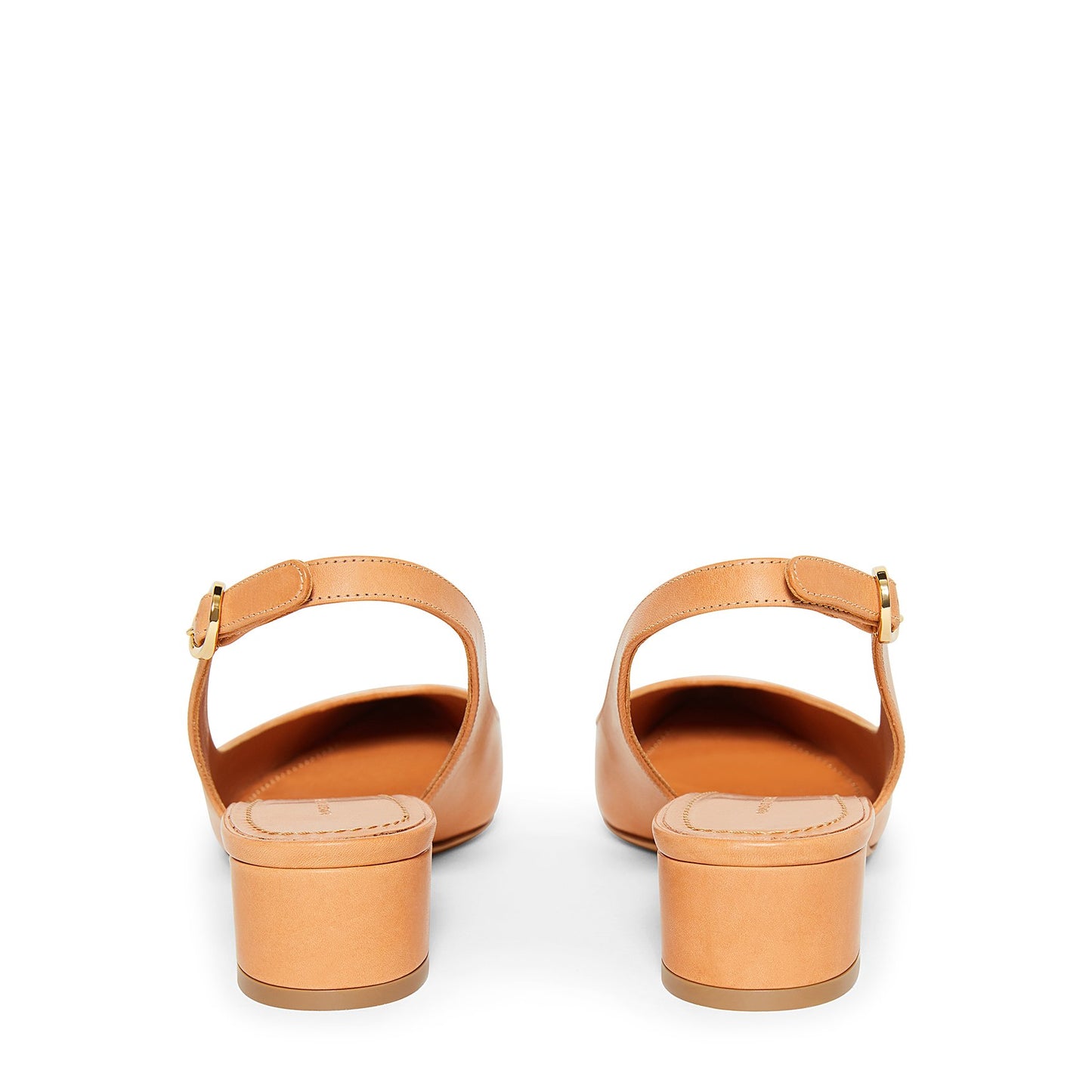 Vegetable Tanned Slingback Heel - Cammello - Mansur Gavriel. Designed in NYC, made in Italy.