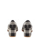 Checker Square Toe Heel - Black - Mansur Gavriel. Designed in NYC, made in Italy.