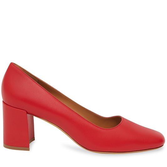 Lamb Square Toe Heel - Flamma