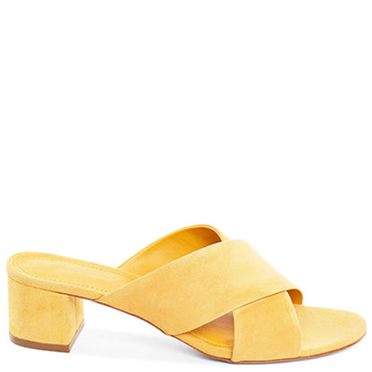 Suede 40mm Crossover Sandal - Sun