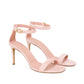 Suede 90MM Ankle Strap Sandal - Rosa