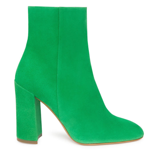Suede 95MM Ankle Boot - Verde