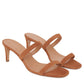 Suede Fino Sandal - Saddle