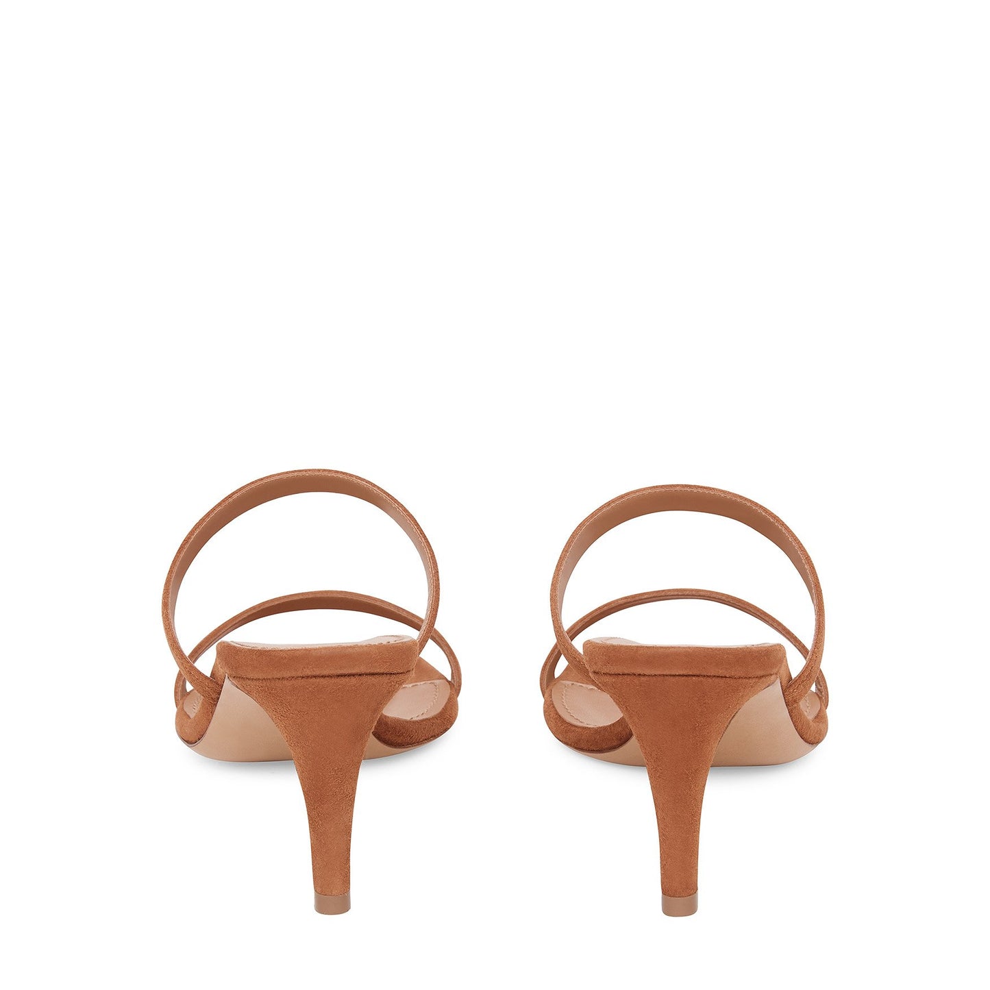 Suede Fino Sandal - Saddle