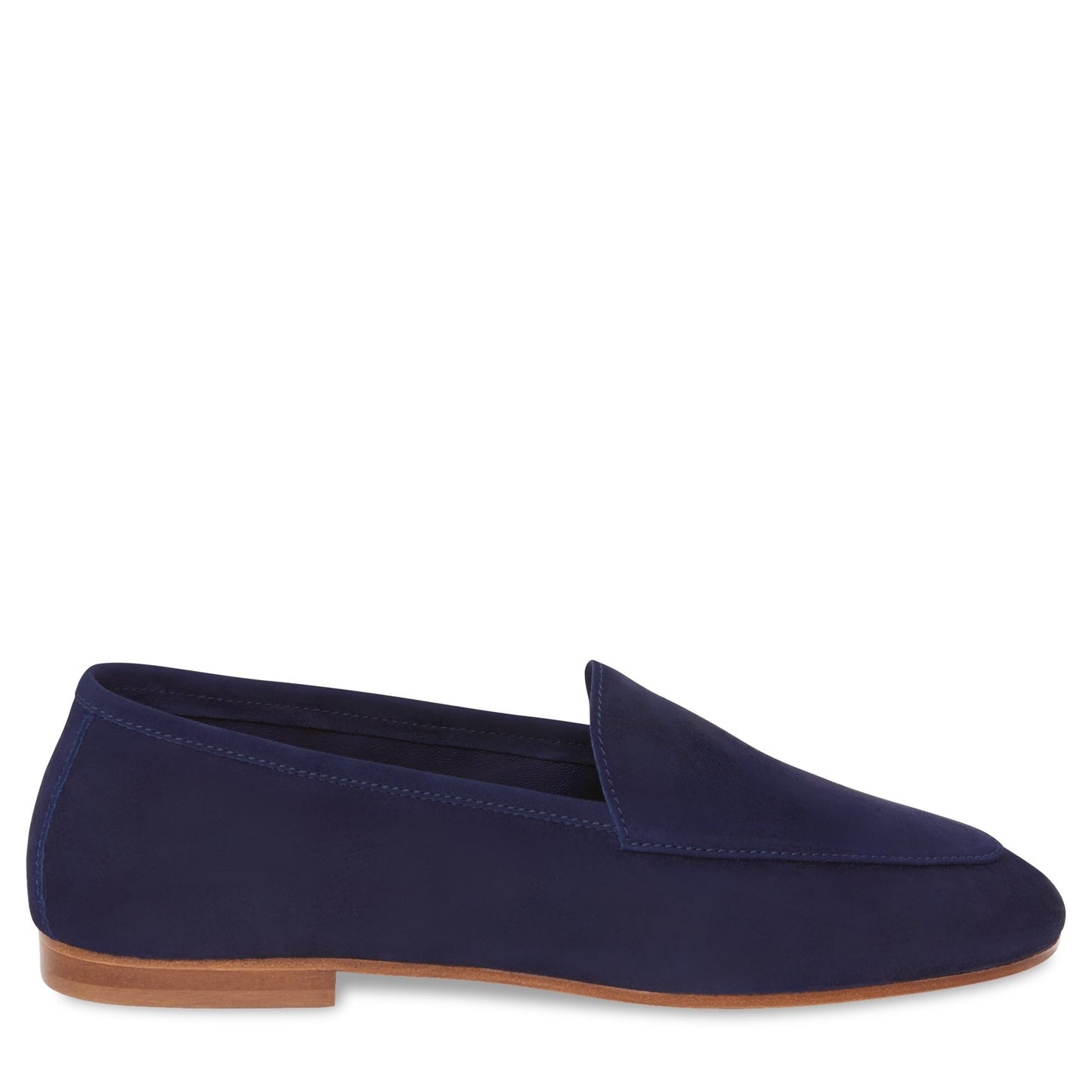 Suede Sock Loafer - Blu