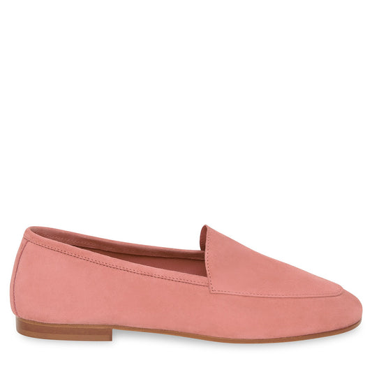 Suede Sock Loafer - Blush