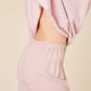 Crepe Elastic Pant - Blush