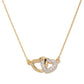 Absolute™ Interlocking Heart Drop 18" Necklace